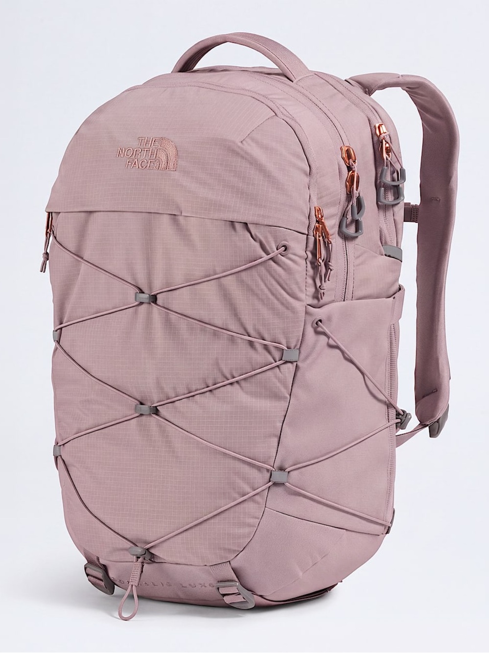 NWT The North Face 27L Women’s Borealis Luxe Backpack- Metal Pink/Burnt Coral - Picture 3 of 11